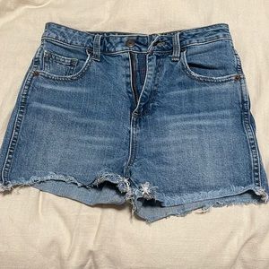 Blue denim lucky brand jean shorts